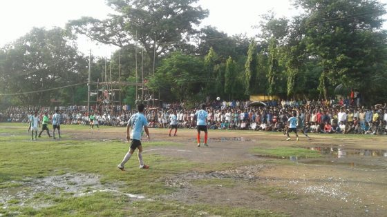 रानीगंज रेलवे मैदान में रविवार (3 अगस्त) को खेला गया फाइनल मैच