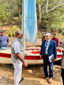 मैथन याच क्लब के निरीक्षण करते चेयरमैन